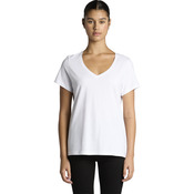 Wo's Maple V Neck Tee